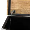 Arkku Alexandra House Living Sininen Valkoinen Rauta Mangopuu 45 x 45 x 90 cm Pakettiauto