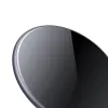 Crong PowerSpot Fast Wireless Charger – Aluminum 15W USB-C Qi Wireless Charger with Tempered Glass Cover (Shadow Black)