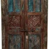Cupboard Alexandra House Living Brown polystyrene Mango wood 41 x 206 x 120 cm
