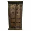 Kaappi Alexandra House Living Ruskea polystyreeni Mangopuu 43 x 188 x 91 cm