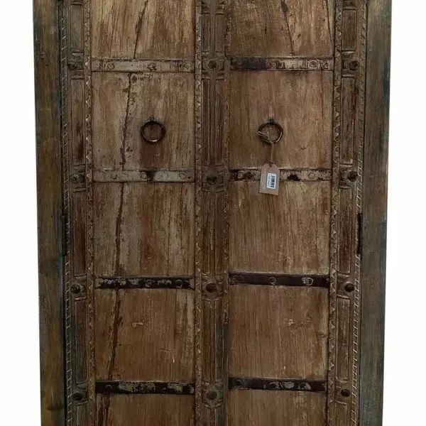 Kaappi Alexandra House Living Ruskea polystyreeni Mangopuu 43 x 188 x 91 cm
