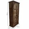 Kaappi Alexandra House Living Ruskea polystyreeni Mangopuu 40 x 225 x 101 cm