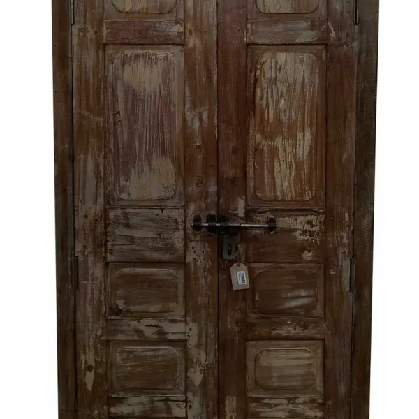 Kaappi Alexandra House Living Ruskea polystyreeni Mangopuu 40 x 225 x 101 cm