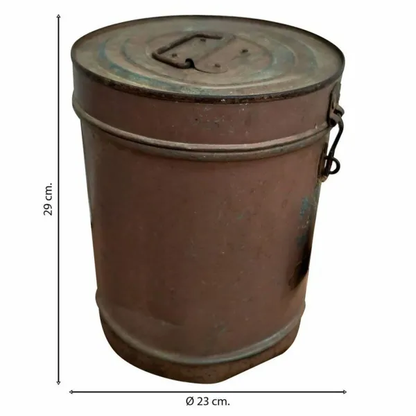 Dekoratīvs kanniņš Alexandra House Living Brūns Dzelzs Tradicionālais stils 23 x 29 x 23 cm