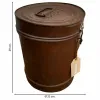 Dekoratīvs kanniņš Alexandra House Living Brūns Dzelzs Tradicionālais stils 23 x 29 x 23 cm