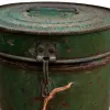 Decorative canister Alexandra House Living Green Iron Traditional style 23 x 30 x 23 cm