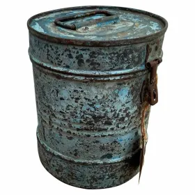 Dekoratīvs kanniņš Alexandra House Living Zils Dzelzs Tradicionālais stils 20 x 24 x 20 cm
