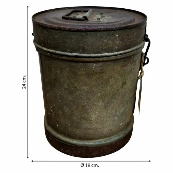 Dekoratīvs kanniņš Alexandra House Living Brūns Dzelzs Tradicionālais stils 19 x 24 x 19 cm