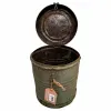 Decorative canister Alexandra House Living Grey Iron Traditional style 19 x 23 x 19 cm