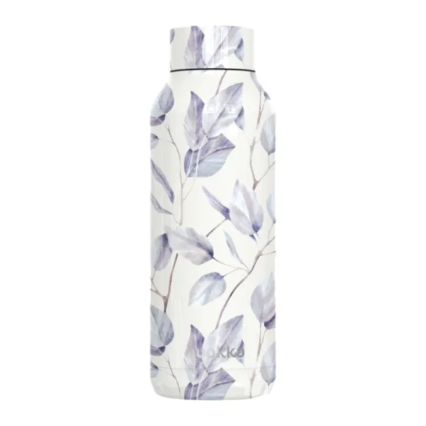 Quokka Solid - Stainless Steel Thermal Bottle 510 ml (Gray Bouquet)