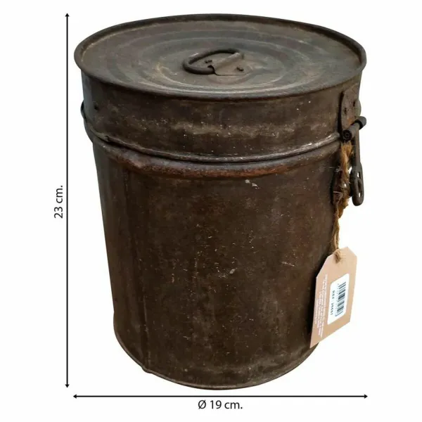 Dekoratīvs kanniņš Alexandra House Living Brūns Dzelzs Tradicionālais stils 19 x 23 x 19 cm