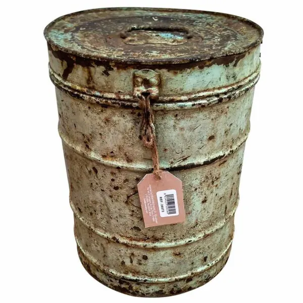 Dekoratīvs kanniņš Alexandra House Living Krēmkrāsa Dzelzs Tradicionālais stils 26 x 34 x 26 cm