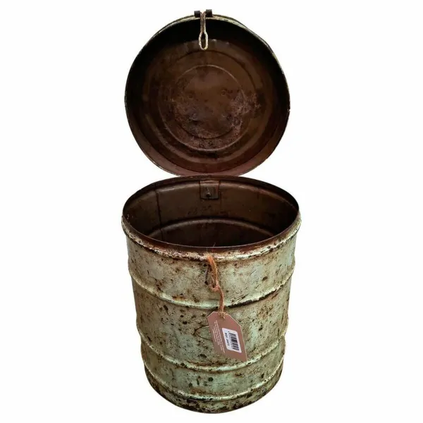 Dekoratīvs kanniņš Alexandra House Living Krēmkrāsa Dzelzs Tradicionālais stils 26 x 34 x 26 cm