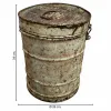 Dekoratīvs kanniņš Alexandra House Living Krēmkrāsa Dzelzs Tradicionālais stils 26 x 34 x 26 cm