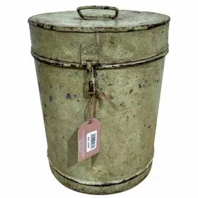 Dekoratīvs kanniņš Alexandra House Living Krēmkrāsa Dzelzs Tradicionālais stils 27 x 35 x 27 cm