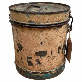 Dekoratīvs kanniņš Alexandra House Living Krēmkrāsa Dzelzs Tradicionālais stils 19 x 22 x 19 cm