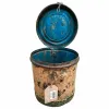 Dekoratīvs kanniņš Alexandra House Living Krēmkrāsa Dzelzs Tradicionālais stils 19 x 22 x 19 cm