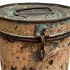 Decorative canister Alexandra House Living Cream Iron Traditional style 19 x 22 x 19 cm