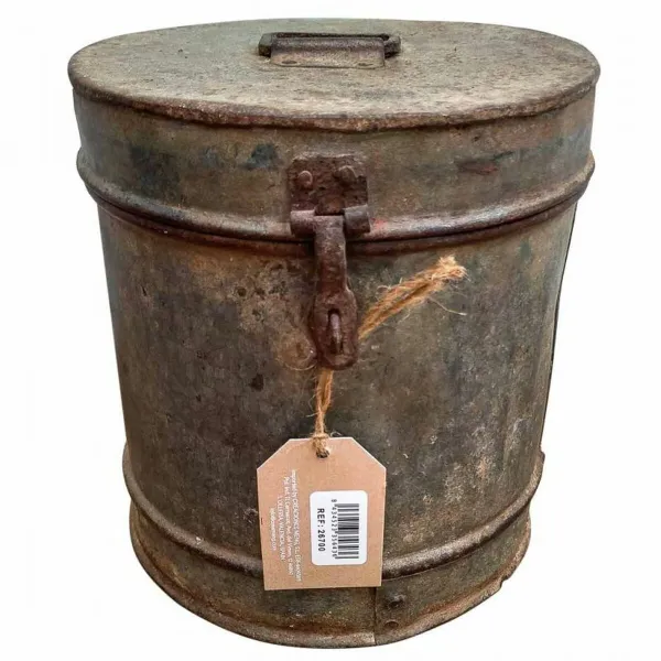Dekoratīvs kanniņš Alexandra House Living Pelēks Dzelzs Tradicionālais stils 22 x 23 x 22 cm