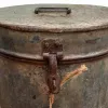 Decorative canister Alexandra House Living Grey Iron Traditional style 22 x 23 x 22 cm