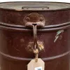 Decorative canister Alexandra House Living Brown Iron Traditional style 26 x 34 x 26 cm
