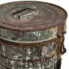 Decorative canister Alexandra House Living Brown Iron Traditional style 23 x 29 x 23 cm