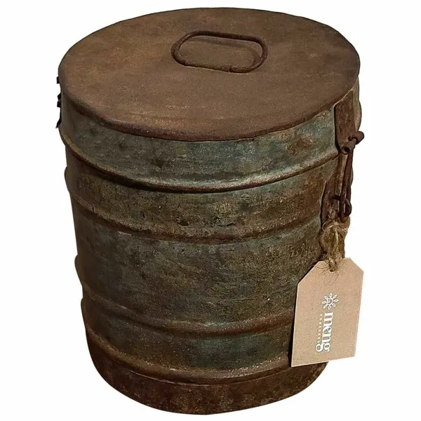 Dekoratīvs kanniņš Alexandra House Living Brūns Dzelzs Tradicionālais stils 19 x 22 x 19 cm