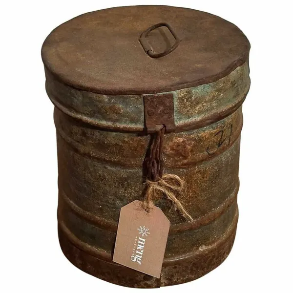 Dekoratīvs kanniņš Alexandra House Living Brūns Dzelzs Tradicionālais stils 19 x 22 x 19 cm