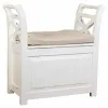 Taburete Alexandra House Living Balts Koks 33 x 73 x 72 cm
