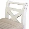 Банкетка Alexandra House Living Белый Деревянный 33 x 73 x 72 cm