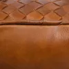 Doorstop Alexandra House Living Cotton Leather 20 x 20 x 20 cm Brown