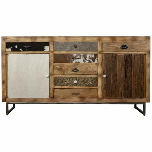 Bufete Alexandra House Living Brūns Koks Metāls Dzelzs 47 x 95 x 180 cm