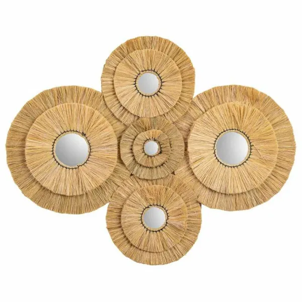 Sieninis veidrodis Alexandra House Living Ruda 77 x 3 x 97 cm Geometrinis