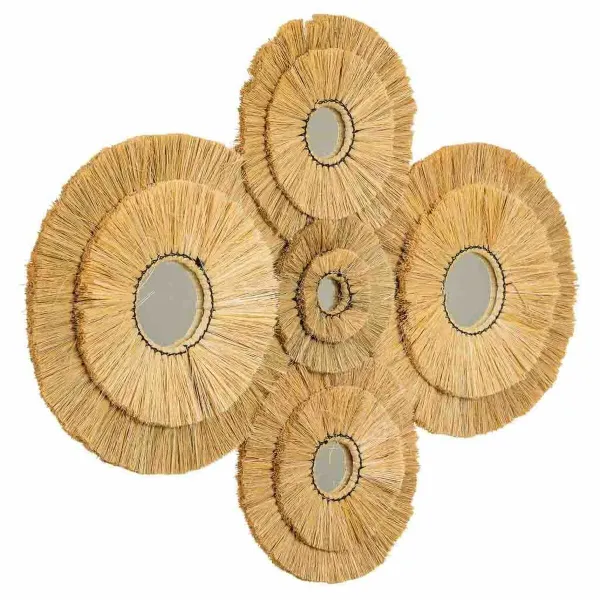 Seinäpeili Alexandra House Living Ruskea 77 x 3 x 97 cm Biometrinen