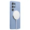Spigen Silicone Fit Mag MagSafe - Case for Samsung Galaxy S25 Ultra (Sapphire Blue)