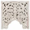 Кофейный столик Alexandra House Living Белый Древесина манго 45 x 45 x 45 cm