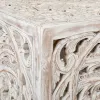 Кофейный столик Alexandra House Living Белый Древесина манго 45 x 45 x 45 cm
