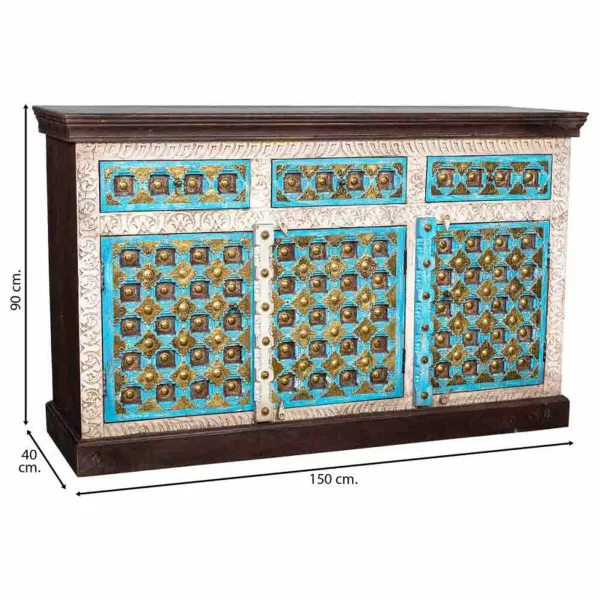 Bufete Alexandra House Living Misiņš Mango koks 40 x 150 x 90 cm