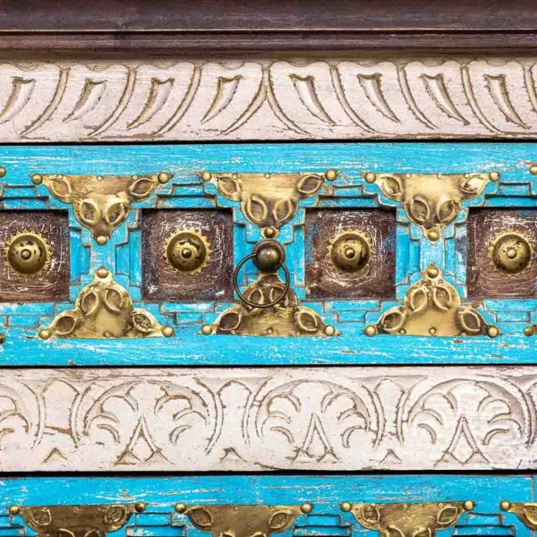 Устройство Alexandra House Living Латунь Древесина манго 40 x 150 x 90 cm