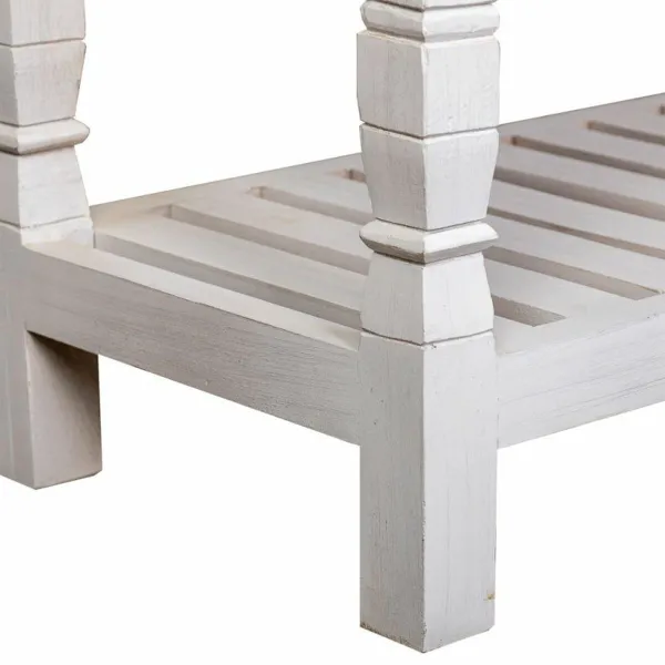 Устройство Alexandra House Living Белый Натуральный Древесина манго 42 x 130 x 101 cm