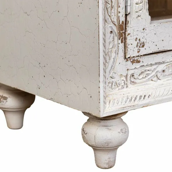 Salė Alexandra House Living Kreminė 43 x 107 x 101 cm