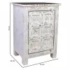 Ночной столик Alexandra House Living Белый Коричневый 40 x 53 x 73 cm
