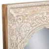 Wall mirror Alexandra House Living Cream 6 x 60 x 87 cm Rectangular