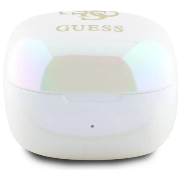 Guess 4G Printed Logo - Bluetooth TWS Headphones + Charging Case (White)