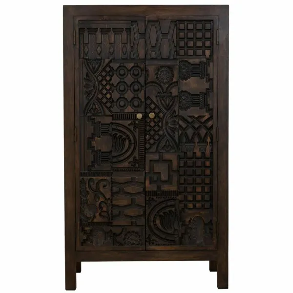 Шкаф Alexandra House Living Коричневый Деревянный 35 x 140 x 78 cm