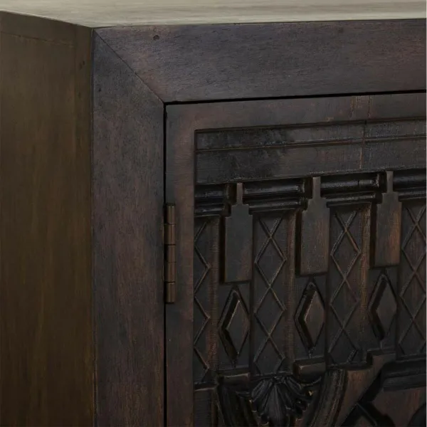 Kaappi Alexandra House Living Ruskea Puu 35 x 140 x 78 cm
