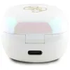Guess 4G Printed Logo - Bluetooth TWS Headphones + Charging Case (White)