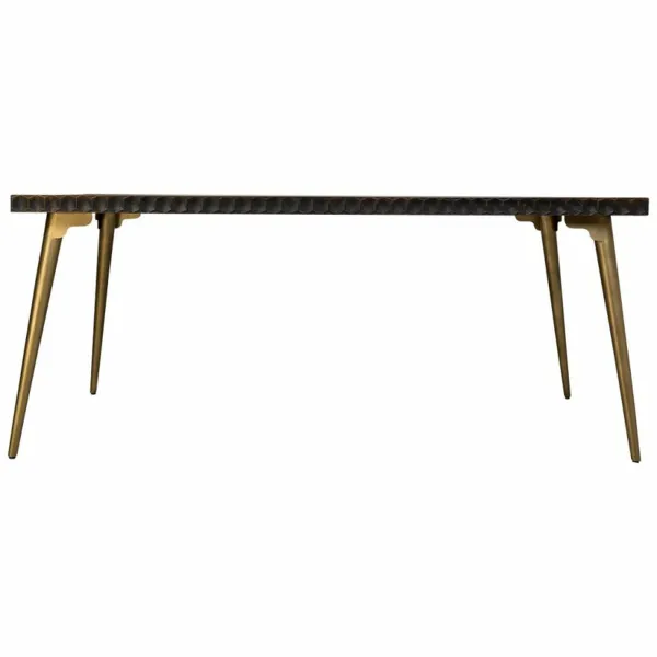 Galds Alexandra House Living Brūns 90 x 76 x 180 cm