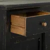 Vestibila galds ar atvilktnēm Alexandra House Living Melns 40 x 100 x 85 cm