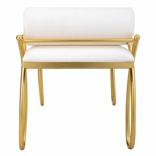 Taburete Alexandra House Living Zelts Putas Dzelzs Koks MDF 49 x 53 x 112 cm